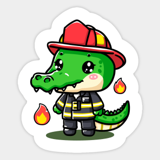 Cute Crocodile Sticker